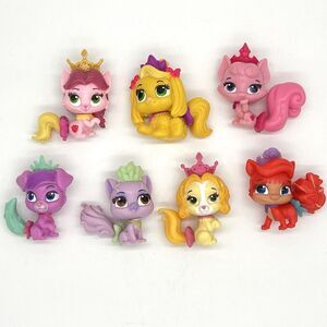 Disney Princess Palace Pets Mini Figure Lot of 7 Kittens & Dogs 1.5” PVC Toys